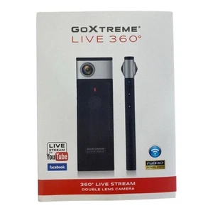 GoXtreme Live 360 Youtube Facebook Stream Doppelobjektiv Kamera Neu OVP - Bild 1 von 6