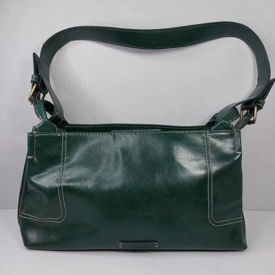 Bolsa de ombro Nine & Co. estilo Y2K verde esmeralda couro sintético média - Imagem 1 de 4