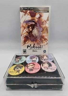 Hakuoki: Demon of the Fleeting Blossom (Sony PSP, 2012) W/ Anime Expo Button Set - Image 1 of 4