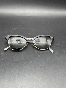 Lunettes de vue chat Bausch & Lomb B&L monture aluminium vintage remplissage or 10 carats - Photo 1/12