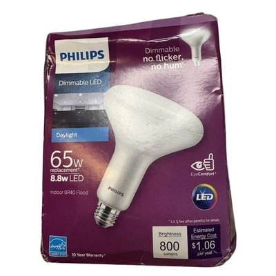 65-Watt Equivalent BR40 Ultra-Definition Dimmable E26 LED Light Bulb Soft White  - Image 1 of 2