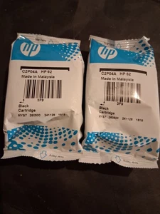 Oryginalne wkłady atramentowe Hp 62 czarne + kolorowe 1-pak / używane od 29 lipca 2028 r. - Zdjęcie 1 z 1