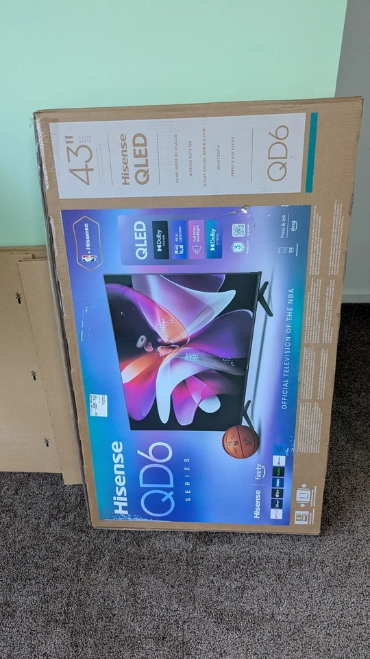 Hisense 43 Class - QD6 Series - 4K UHD QLED LCD TV - Image 1 of 1