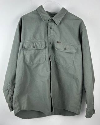 NEW FILSON Mens Field Flannel Shirt Mens XL Balsam Green  Button Up Flap Pockets - Image 1 of 4