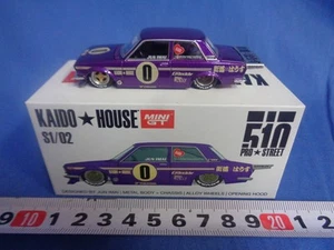 Kaido House Minigt S1/02 Datsun 510 Pro Street Purple - Picture 1 of 9