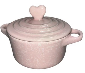 The Bake Shop Mini Auflaufform mit Herzdeckel rosa von Master Class Keramik _F2 - Bild 1 von 5