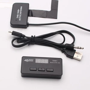 Universal Auto DAB+Autoradio Empfänger AUX FM Transmitter Adapter+Antenne Radio. - Bild 1 von 6