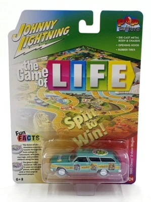 Johnny Lightning 1/64 Scale JLPC009 - 1965 Chevy 2-Door Wagon - The Game of Life - image 1 of 4
