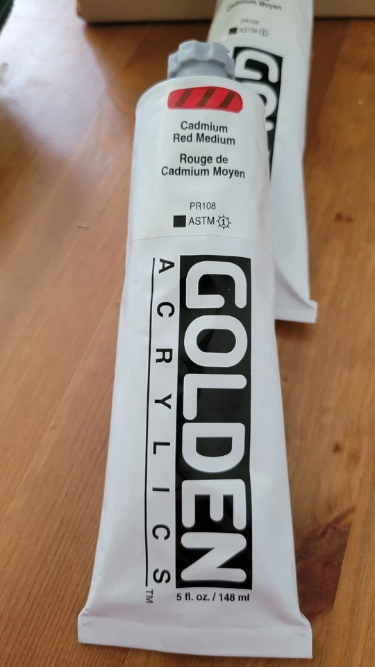 Golden Acrylics кадмий красный средний 148 мл - Изображение 1 из 1