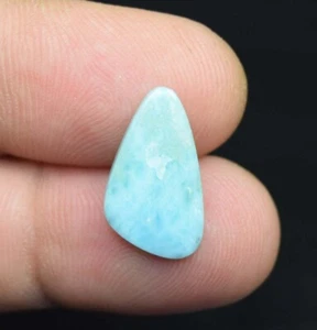 5.00 Cts. 100% Natural Larimar Fancy Cabochon 18*10*3 mm Loose Gemstones - Picture 1 of 3