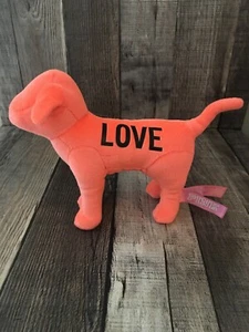 VICTORIA'S SECRET ROSA JUGUETE PERRO PELUCHE AMOR ROSA NARANJA PERRO AMOR ROSA EN NEGRO - Imagen 1 de 4