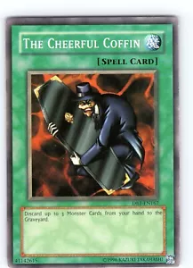 Yu-Gi-Oh TCG The Cheerful Coffin DB1-EN167 Unlimited Regular Common Card NM - Picture 1 of 2