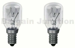 Paquete doble universal PYGMY 15W frigorífico congelador electrodoméstico bombilla lámpara SES E14 - Imagen 1 de 12