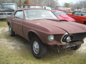 1969 Ford Mustang Rolling body minus engine and trans - Picture 1 of 12