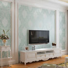 European Style Luxury 3D Damascus Pearl Powder Non-Woven Wallpaper Blue 5.3?
