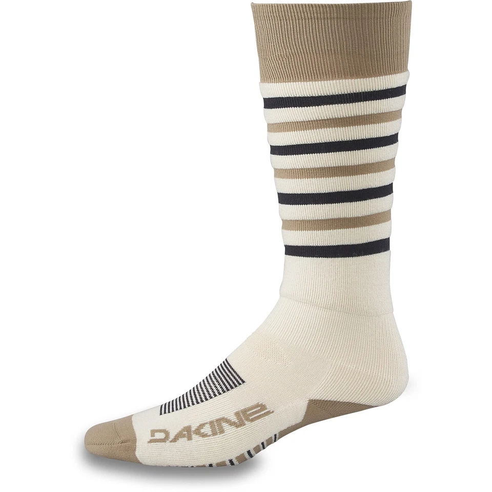 Dakine Summit Merino Wool Blend Women's Snowboard Socks M/L Turtledove/Stone New - Image 1 of 1