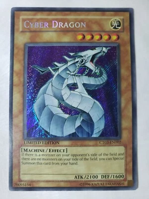 Yugioh Cyber Dragon Limited Edition CT03-EN002 Secret Rare NM - Image 1 of 4