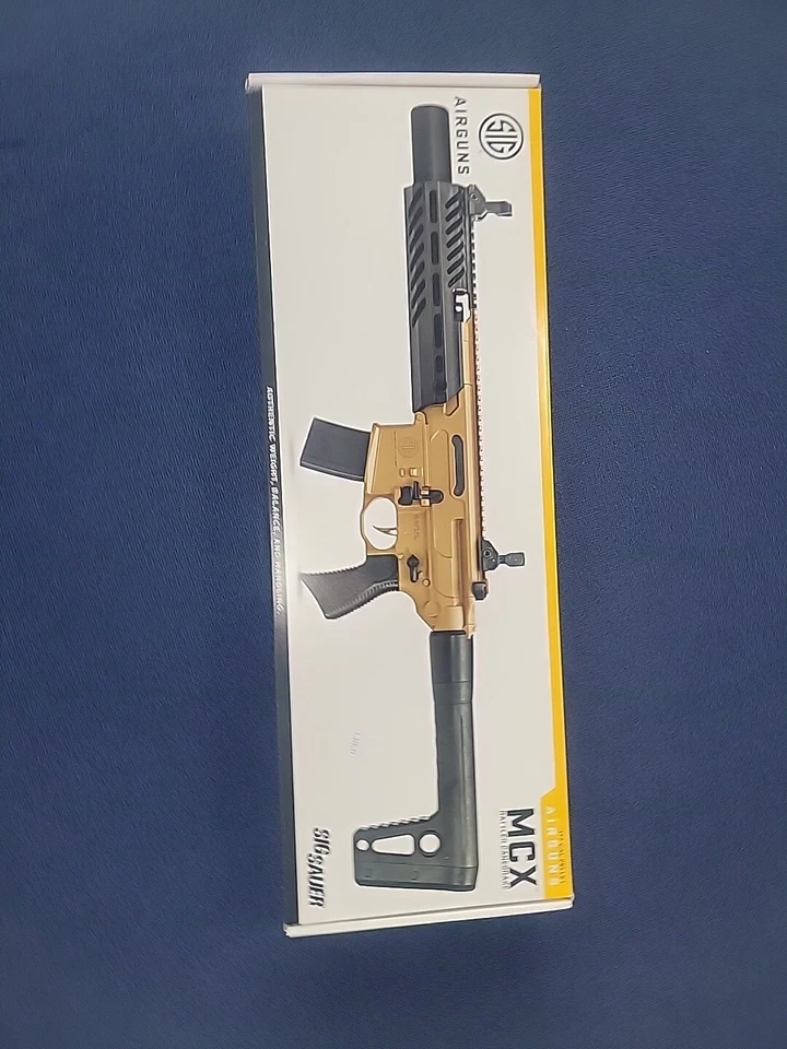 Sig Sauer MCX Rattler Canebrake Co2 Pellet Rifle 0.177 Cal 600 FPS 30 Rounds