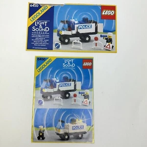 1986 Lego Legoland 6450 Mobile Police Truck Light & Sound System MANUAL ONLY - Picture 1 of 18