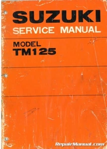 Used Suzuki TM125 Motorcycle Service Manual - Picture 1 of 1