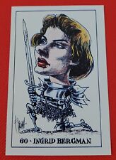 Ingrid Bergman Italian Trading Card 1971 Once Upon a Time Hollywood