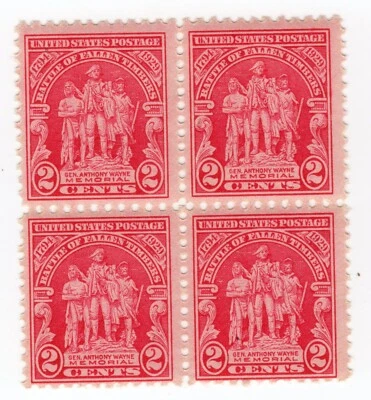 Scott #680 Battle of Fallin Timbers Block of 4 Stamps - MNH #4 - Image 1 of 2