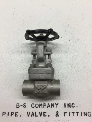 Forged Stainless Steel Gate Valve WILLIAMS FS80SW62N-316L 1" 800 Socket - Image 1 of 4