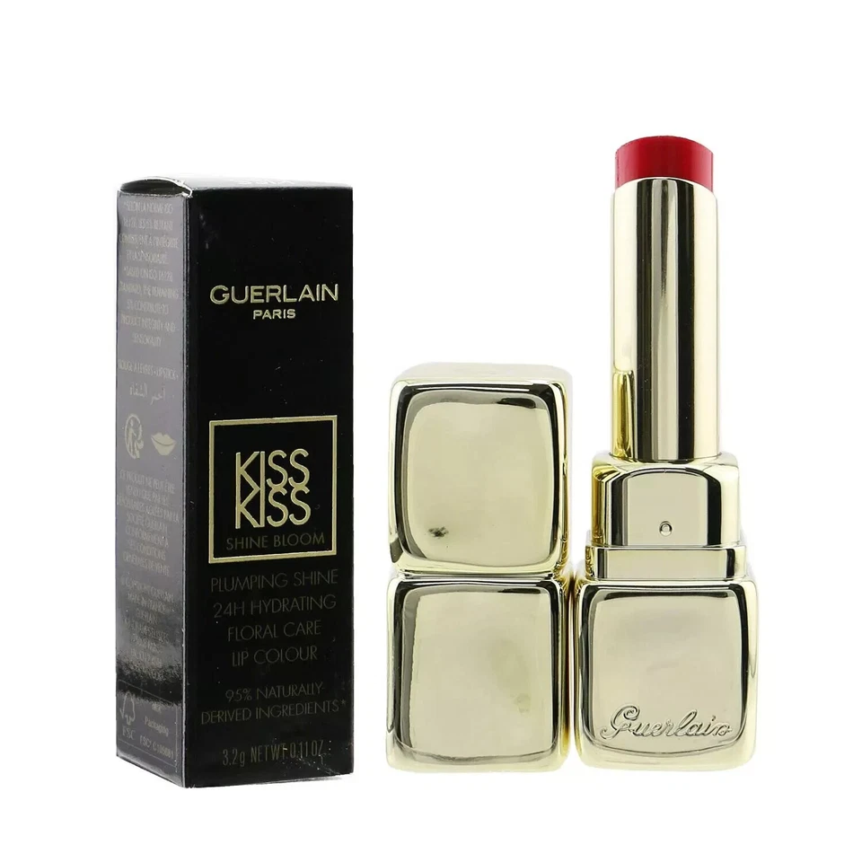 GUERLAIN KissKiss Shine Bloom Lip Colour - # 519 Floral Brick 3.2g/0.11oz