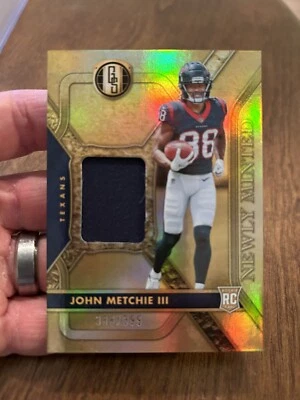 2022 Panini Gold Standard Newly Minted Rookie RC John Metchie /399 Jersey Patch - Image 1 of 3