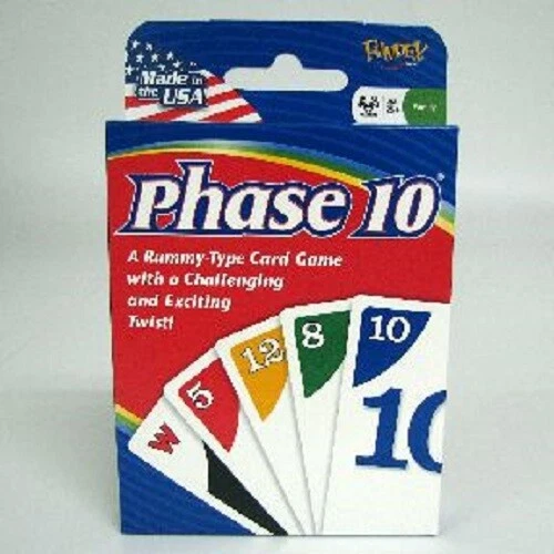 Phase 10 Card Game Family Friends 2-6 players age 7+ Rummy Game New Sealed Deck - Image 1 of 1