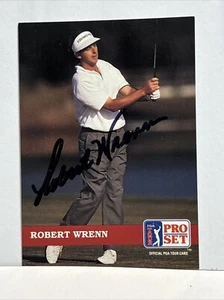 G39 Robert Wrenn #101 1992 Pro Set PGA Golf Tour Autographed Signed Auto Card - Picture 1 of 5