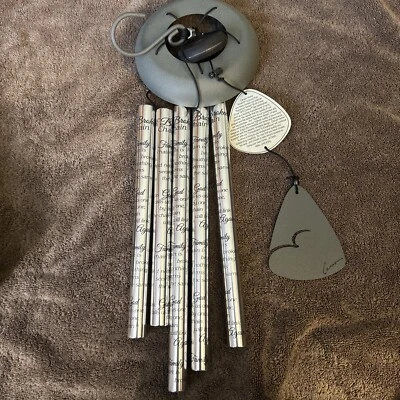 Nuevo carillón de viento Carson Home Accents 30" The Family Chain Is Broken Soneto Foto 1 de 4