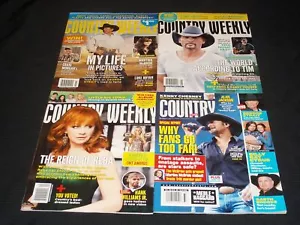 2007-2012 COUNTRY WEEKLY WEEKLY MAGAZINE LOT OF 4 - GREAT MUSIC COVERS - PB 872 - Picture 1 of 3