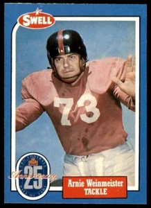 1988 Hall of Fame BLUE #125 Arnie Weinmeister HOF New York Giants / U Washington - Picture 1 of 3
