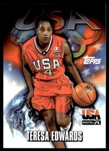 2000-01 Topps Team USA Teresa Edwards USA #64