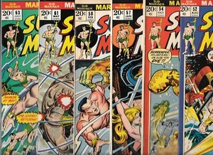 Sub-Mariner #52 54 57 58 61 63 ¡Todos los números de arte Everett 1972! ¡Alta calidad en estado bastante bueno+ 8,5!! - Imagen 1 de 13