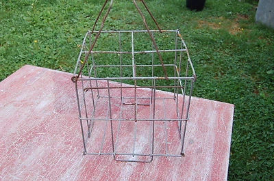 ANCIEN PANIER A BOUTEILLE - CASIER EN METAL - VIN - - Photo 1/3