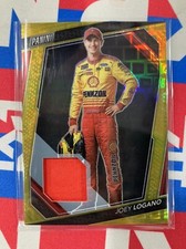 Joey Logano 2023 Panini National VIP Nascar Worn Patch Gold Prizm 07/10 Relic