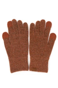 C.C Women Classic Soft Recycled Fine Yarn Touch Screen Smart Tip Plain Gloves - Picture 1 of 14