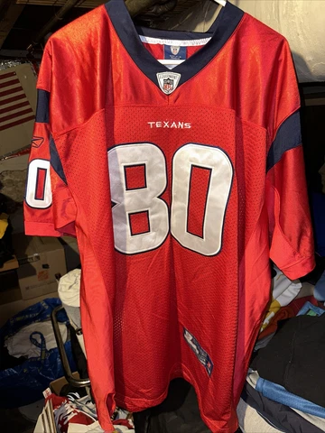 Reebok On Field Houston Texans Jersey #80 A. Johnson Mens Sz 54 Embroidered NFL Cover