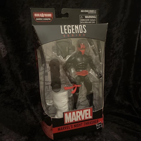 Marvel Legends NIGHT THRASHER, Kingpin BAF - Sealed Cover