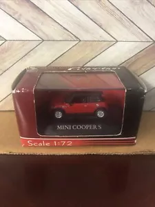 Road Signature 1:72 Die Cast Metal Collection Red/Black Top Mini Cooper S - Picture 1 of 7