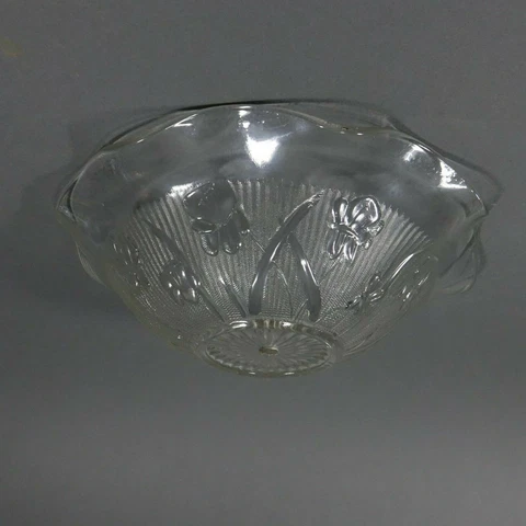 Vtg Light Shade  Glass Art Deco Ceiling Globe Antique Lamp 11.5" Cover
