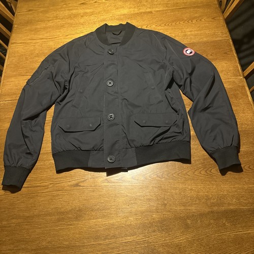 Canada Goose Faber Bomber Giacca Uomo M Nero Giacca a Vento Cappotto