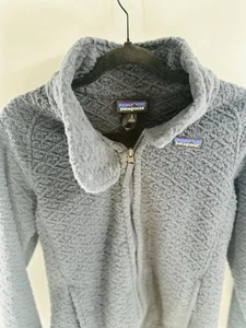Patagonia Giacca Pile Donna Vintage Full Zip Blu Navy - Taglia S - Foto 1 di 8