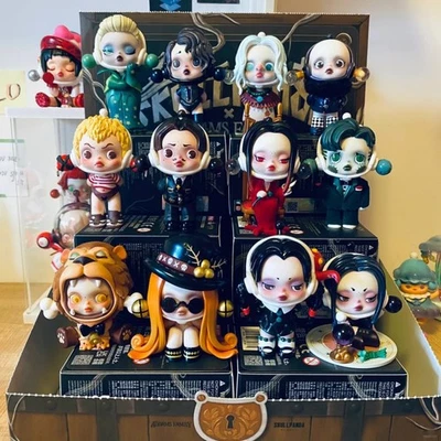 Skullpanda X The Addams Family Series Confirmed Blind Box Figure Toys Xmas Gift - Image 1 of 4