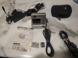 FUJI FILM FinePix F450  Digital Camera, Battery, Dock, Cables,  Card, Case. NICE - Picture 1 of 8