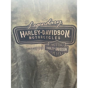 Legendary Harley Davidson Motocicletas Chaqueta 2XL Gris Envejecido Abrigo Motociclista - Imagen 1 de 8