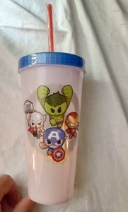 Walmart Marvel 24oz Color Changing Tumbler little Avengers, pink AV1608BP - Picture 1 of 3