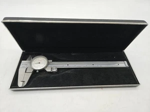Pinza de esfera de acero inoxidable endurecida vintage Peacock 6" caja .001 e instrucciones - Imagen 1 de 4
